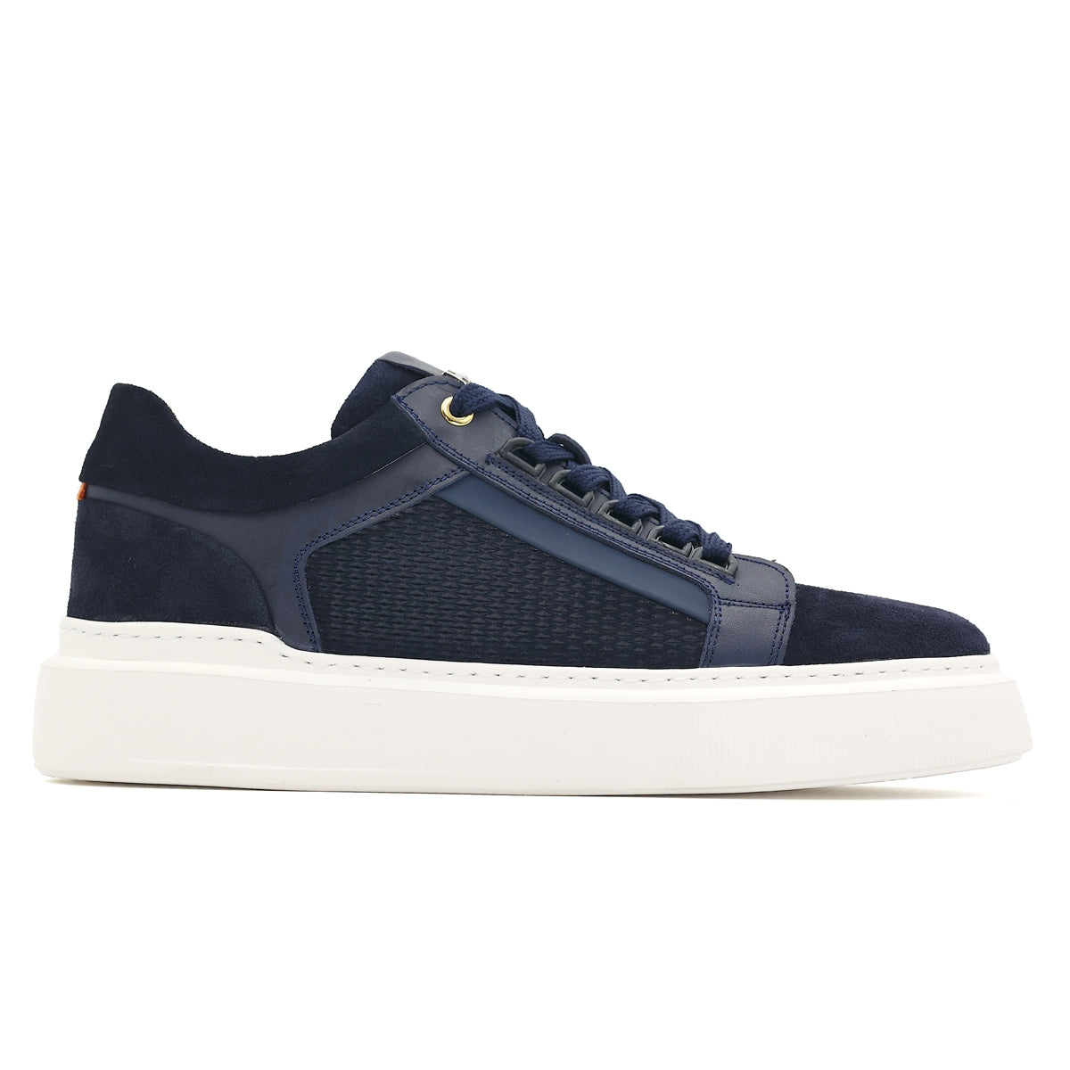 Antonio | Donkerblauw leer