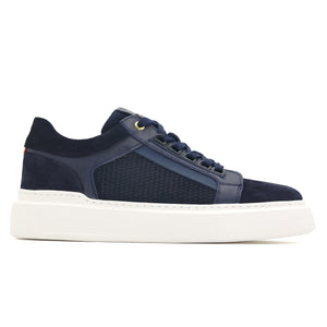 Antonio | Donkerblauw leer