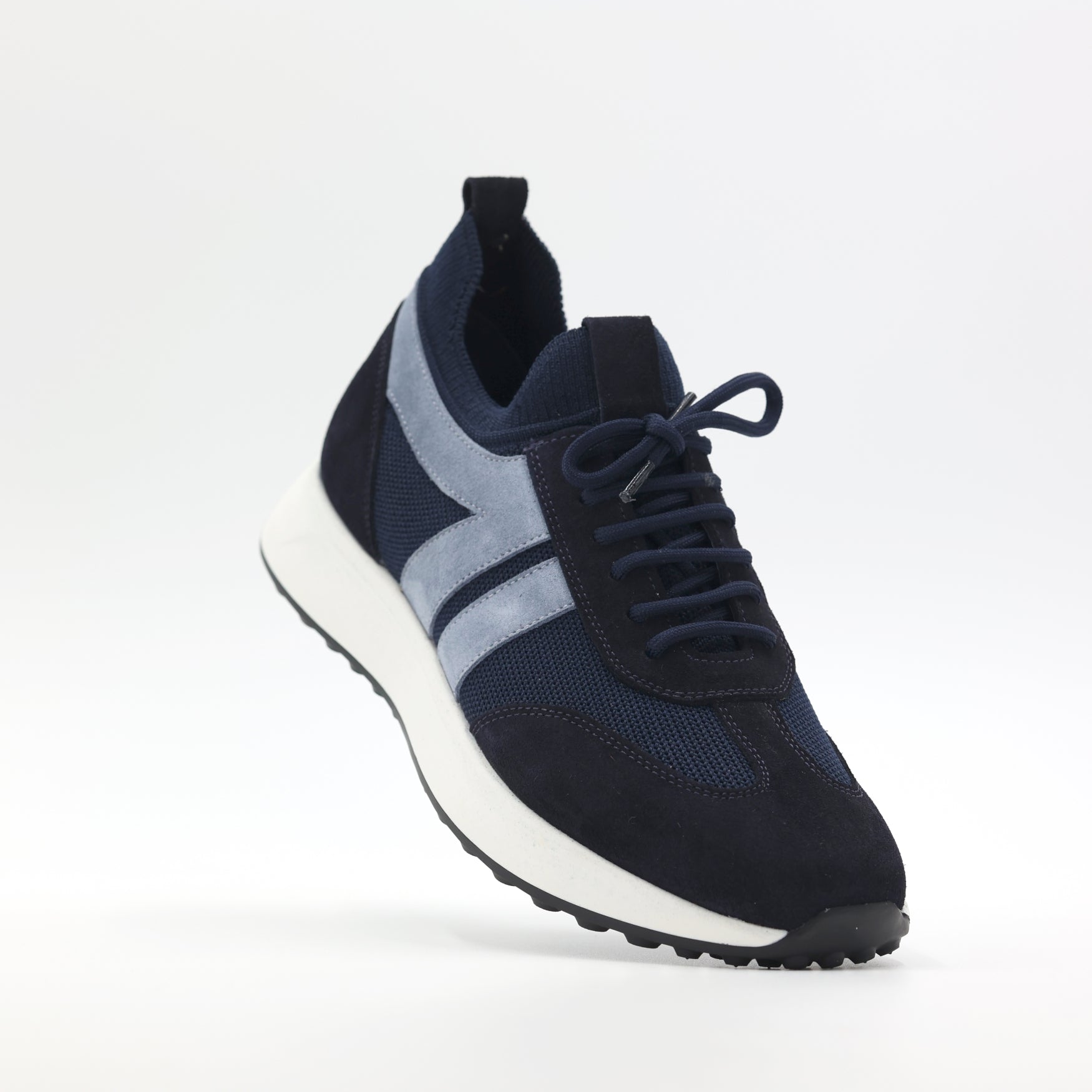 Almond | Donkerblauw suède