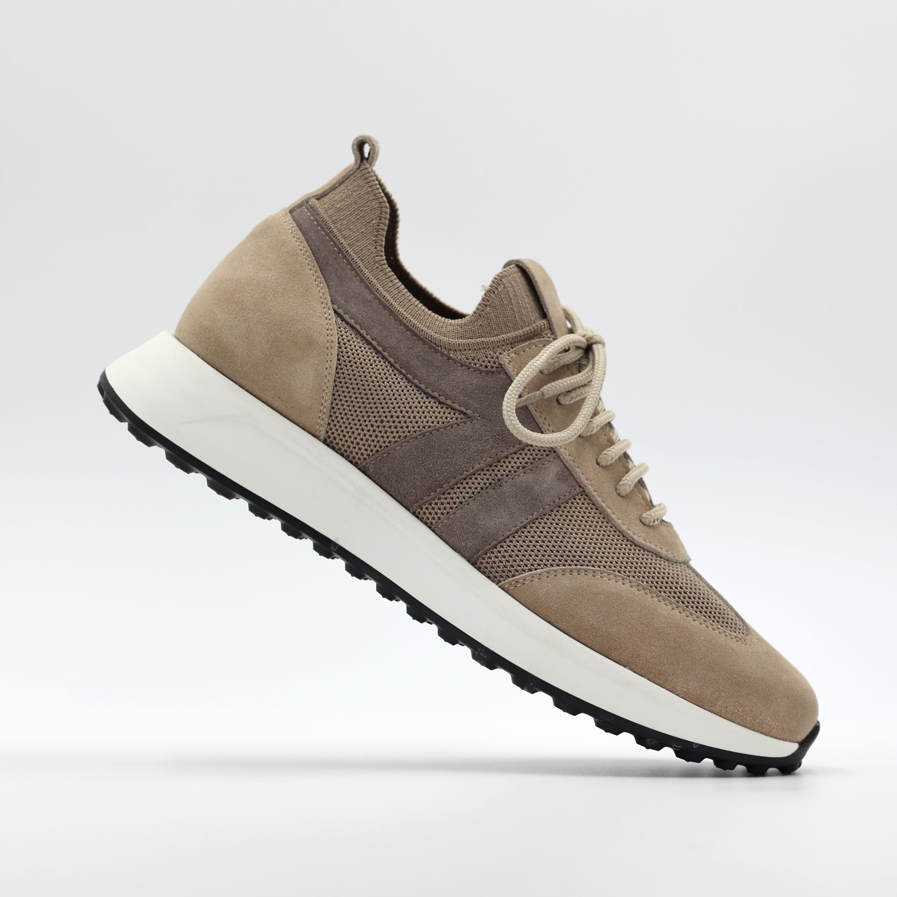 Almond | Beige suede