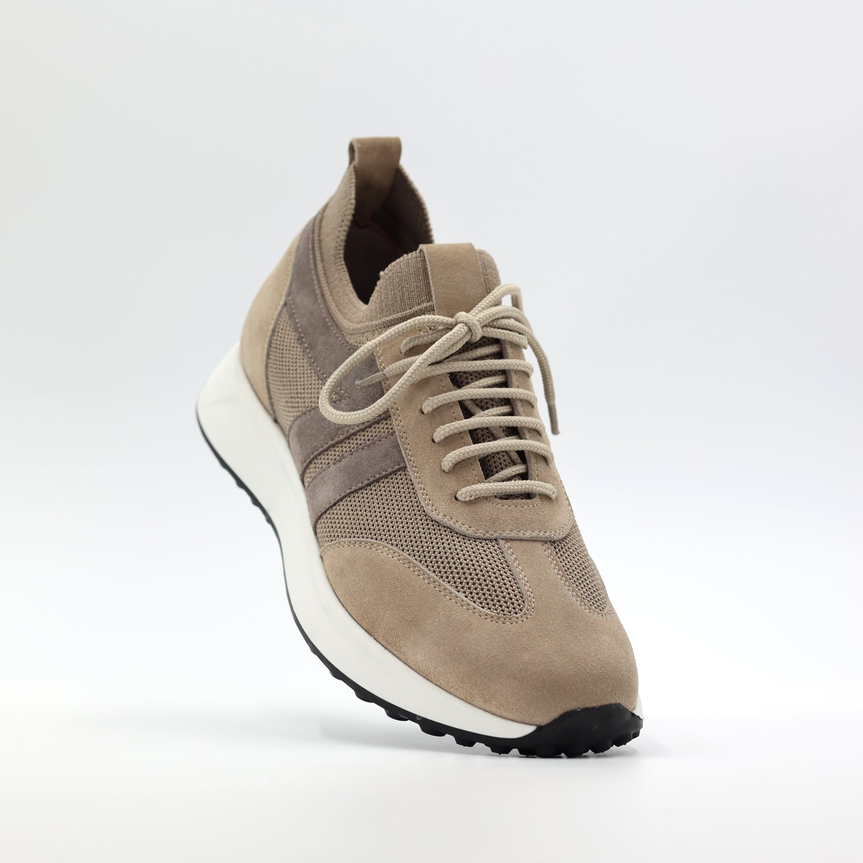 Almond | Beige suede